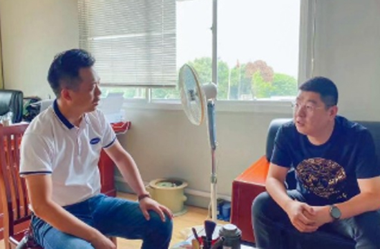 河北商会来访江苏磐力环保设备有限公司参观交流